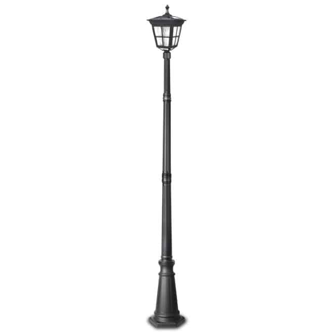 Solar Post Light - Single White LED - 150 Lumens